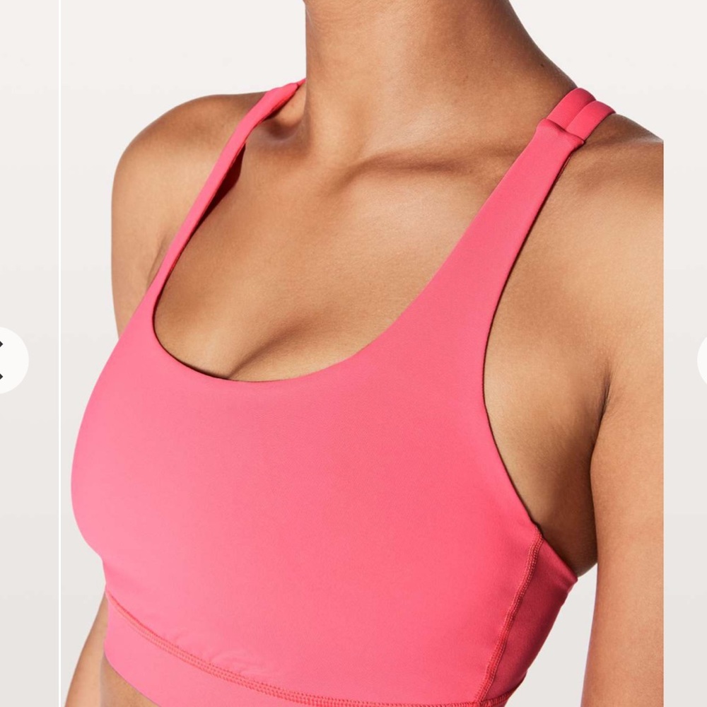 Lululemon energy bra size 6 pink